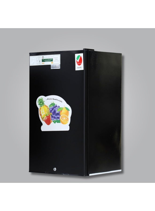 Geo General GC-92 Refrigerator 92L – Compact Single Door Fridge with 10L Freezer | Energy Efficient | Ideal for Home, Office, Dorm | Black Finish - Image 4