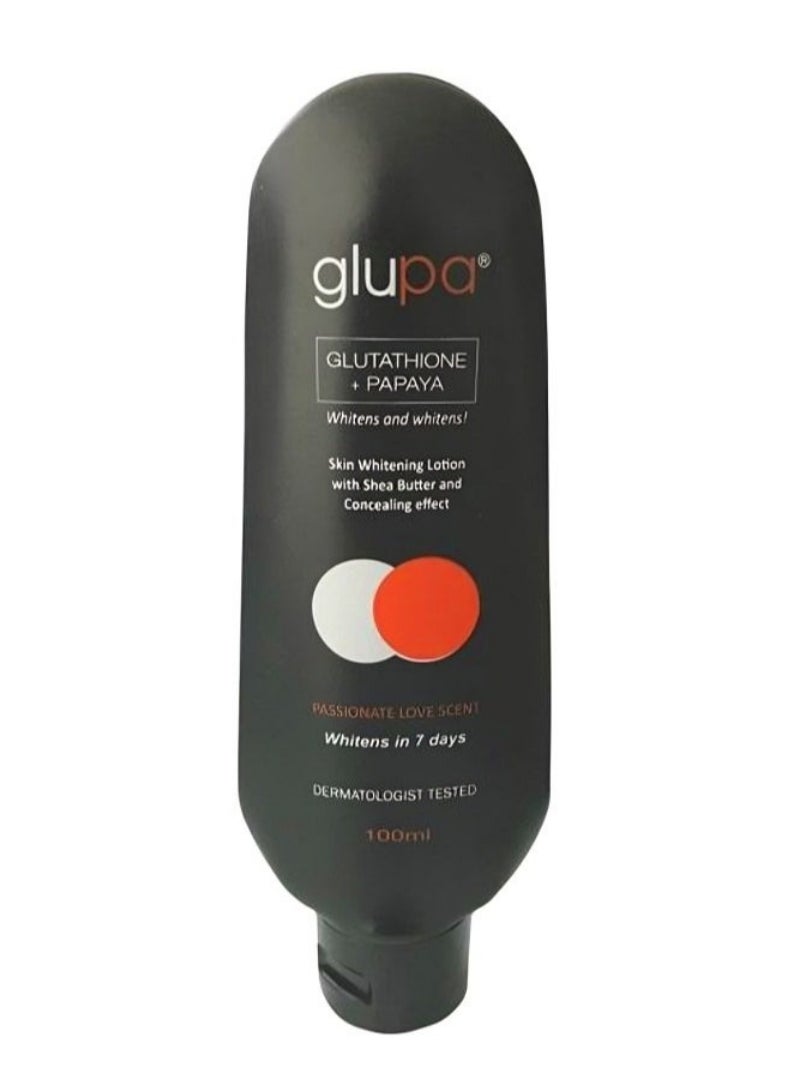 Glupa Glutathione and Papaya Skin Whitening Lotion 100ml