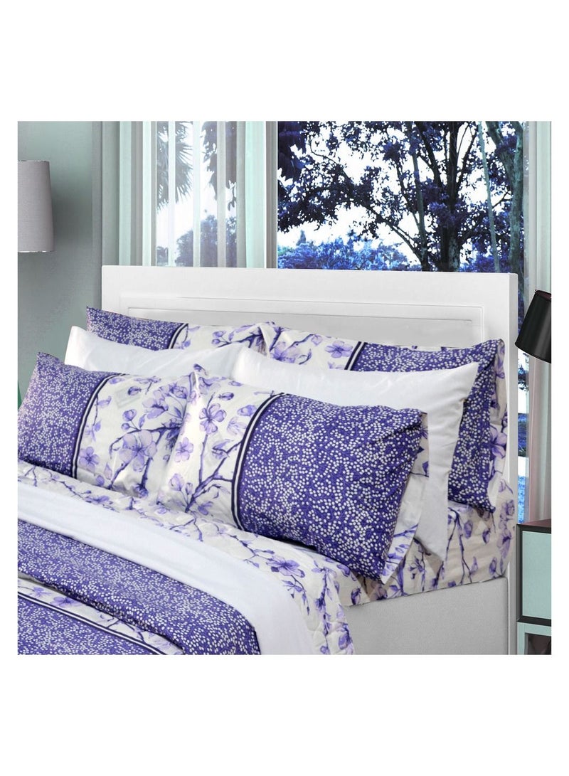 Family Bed Flat Bed sheet Set 100% Cotton 3 pieces size 180 x 250 cm Model 1020 from Family Bed  - Image 1