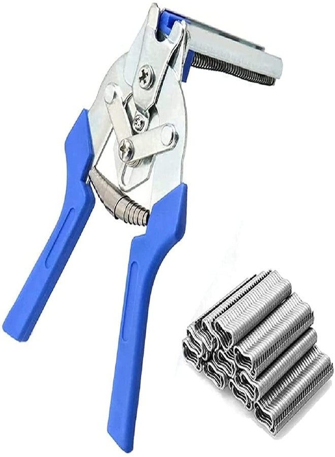 ORIGINAL MART Hog Ring Plier Upholstery Installation Kit Wire Clip Pliers Spring Loaded Chicken Bird Rabbit Cage Building Supplies - Image 1