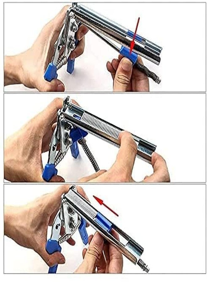 ORIGINAL MART Hog Ring Plier Upholstery Installation Kit Wire Clip Pliers Spring Loaded Chicken Bird Rabbit Cage Building Supplies - Image 2