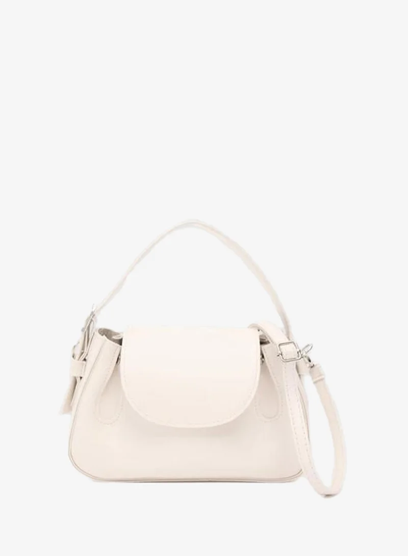 Shule Bags  Lover Oval Crossbody Bag Cream. for Women | Best Price UAE