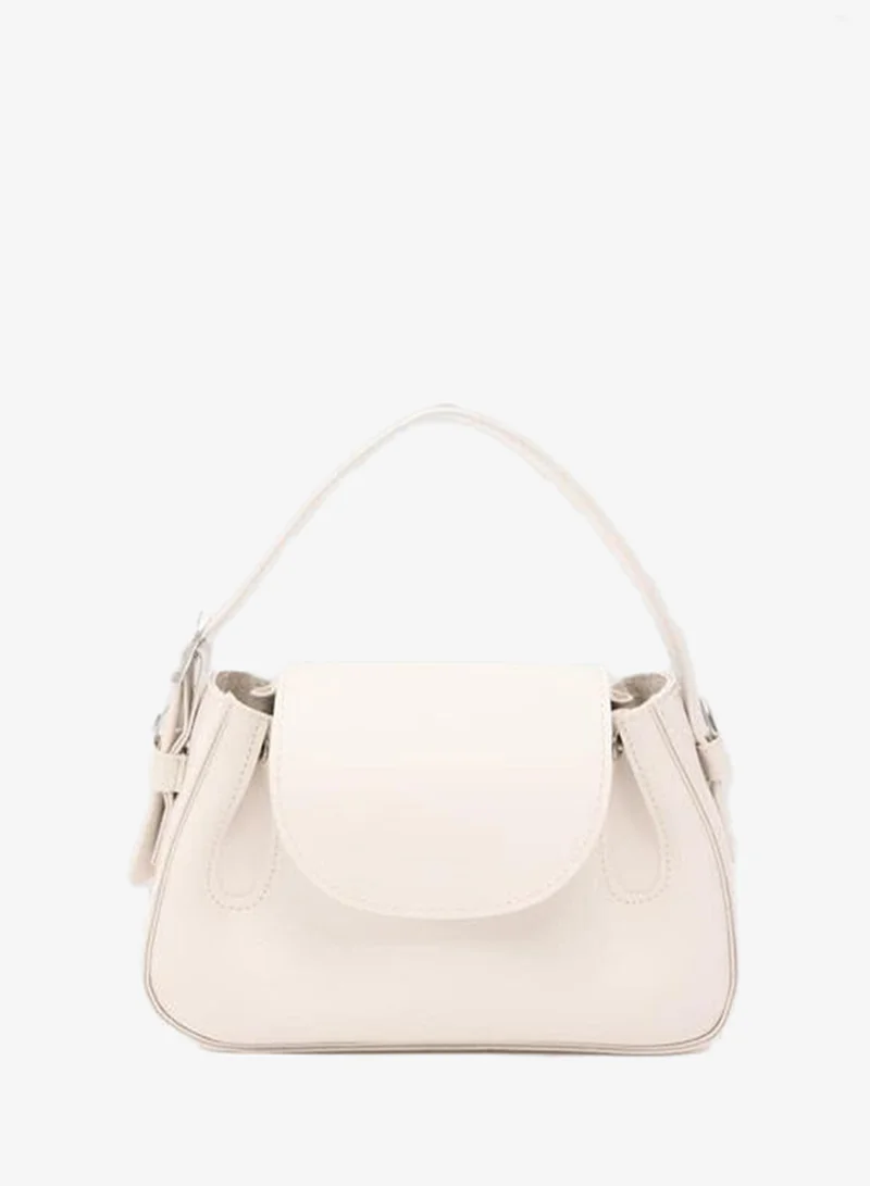 Lover Oval Crossbody Bag Cream.