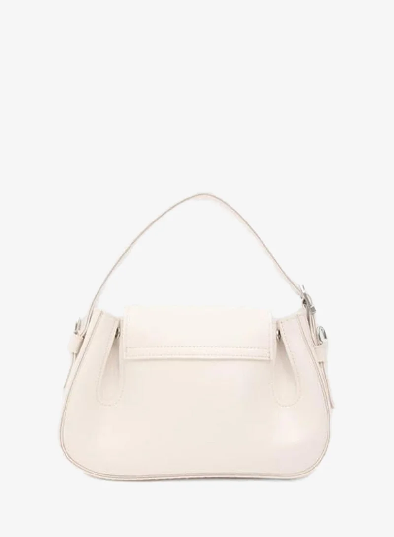 Shule Bags  Lover Oval Crossbody Bag Cream. for Women | Best Price UAE