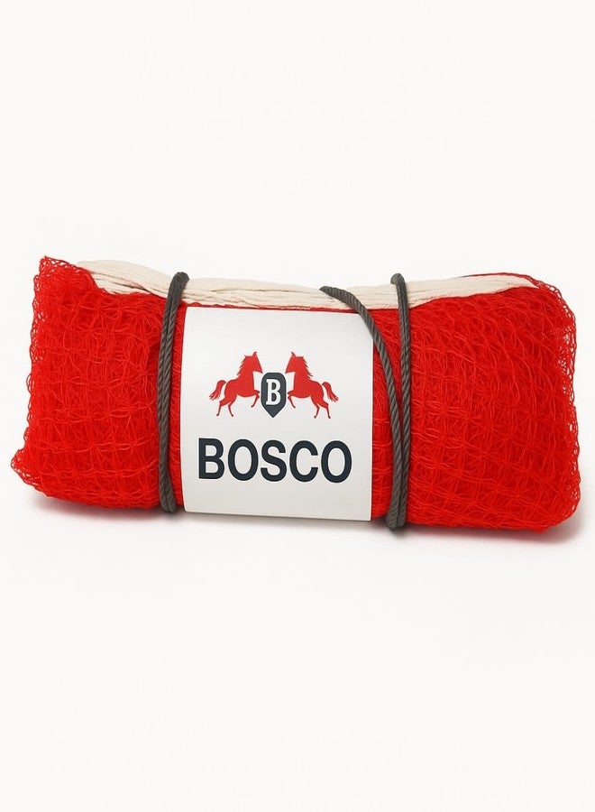 BOSCO Professional Badminton Net Red Colour for Indoor and Outdoor Play, Full Size, Waterproof, Strong Material, Easy to Setup and Carry. - Image 5