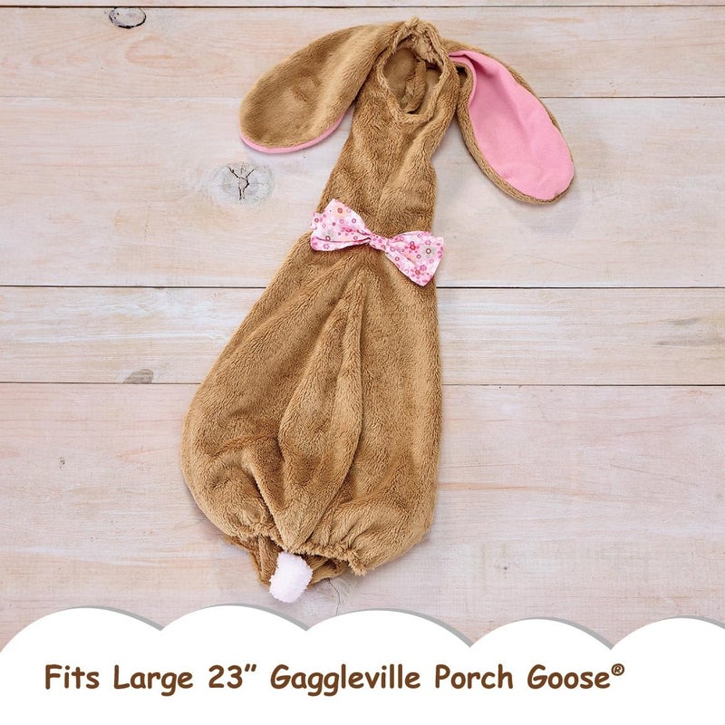 Fox Valley Traders Gaggleville Brown Bunny Goose Outfit, Fits Large 23" H Statue - Image 3