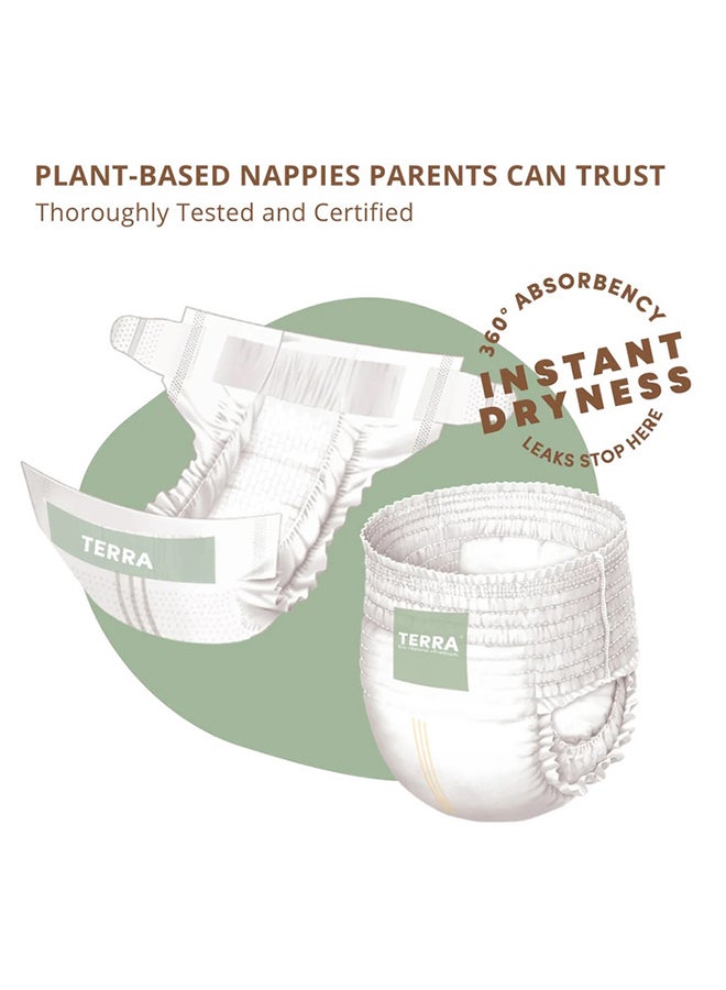Terra حفاضات ووكر النباتية للأطفال، من 13 إلى 18 كجم، من 18 إلى 36 شهرًا، 16 قطعة، مقاس 5 - Image 2