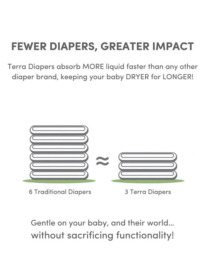 Terra حفاضات ووكر النباتية للأطفال، من 13 إلى 18 كجم، من 18 إلى 36 شهرًا، 16 قطعة، مقاس 5 - Image 5
