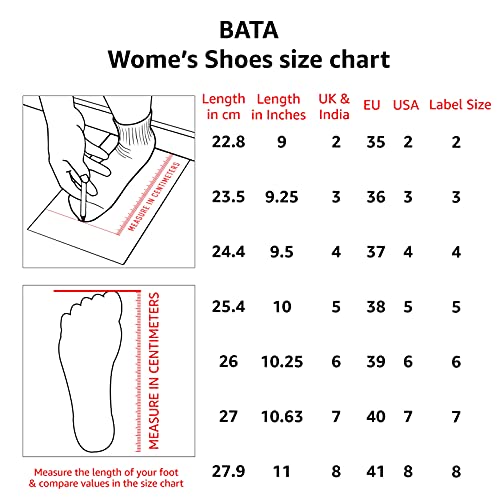 Bata Women's Wedge Heel Sandal - BROWN (3 UK) (7714214) - Image 3