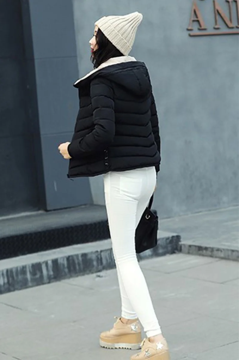 Barbora Winter Hooded Women's Puffer Jacket 1912BLACK3