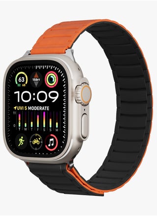 49/46mm Strap - Black/Green