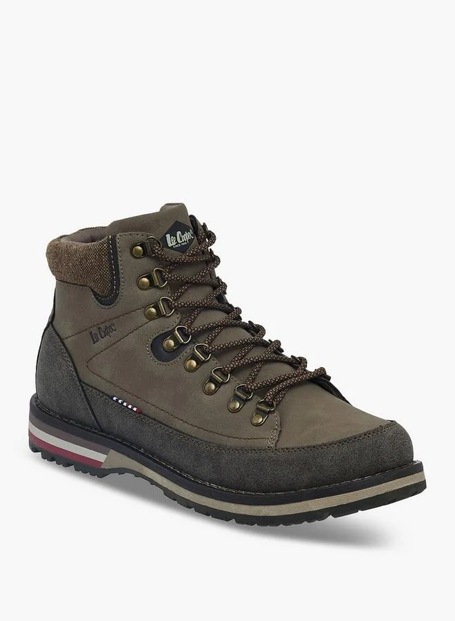 لي كوبر أحذية رجالية برباط للكاحل