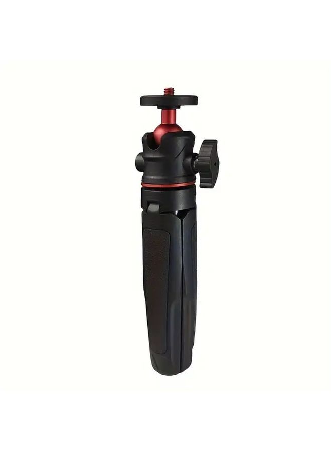 Black Three Section Extension Desktop Tripod Portable Mini Phone Camera Stand - Image 5