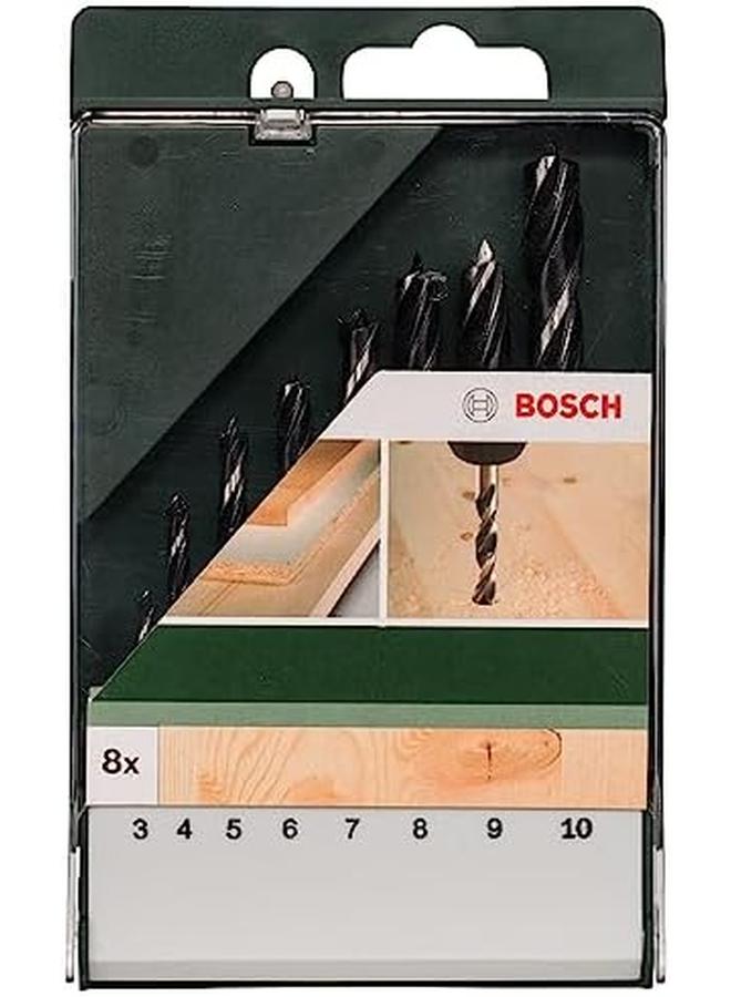 BOSCH 2609255215 Brad Point Drill Bit Set 8 Pieces - Image 2