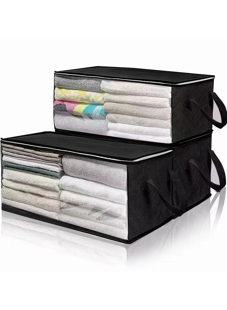 EBMINI Three Piece Household Transparent Clothing Storage Bag Set  - Image 1