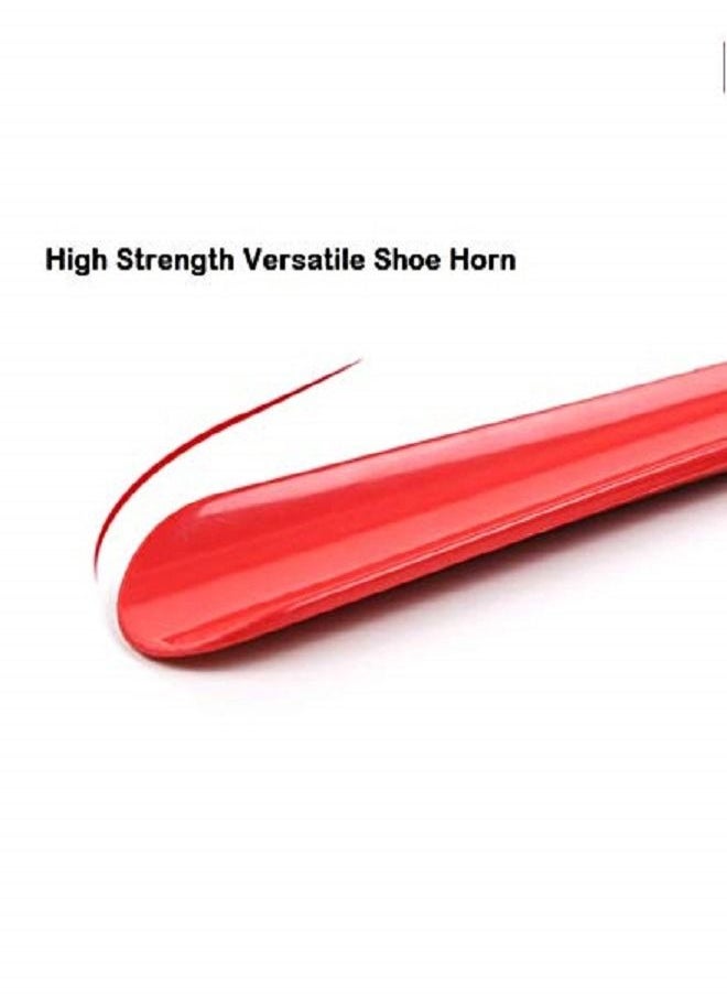 Generic - Long Shoe Horn With Handle Hanging Loop Durable Plastic Horn for Both Men and Women Travel-Friendly Horn Long Lasting and Comfortable Daily Needs Multicolor - Image 1