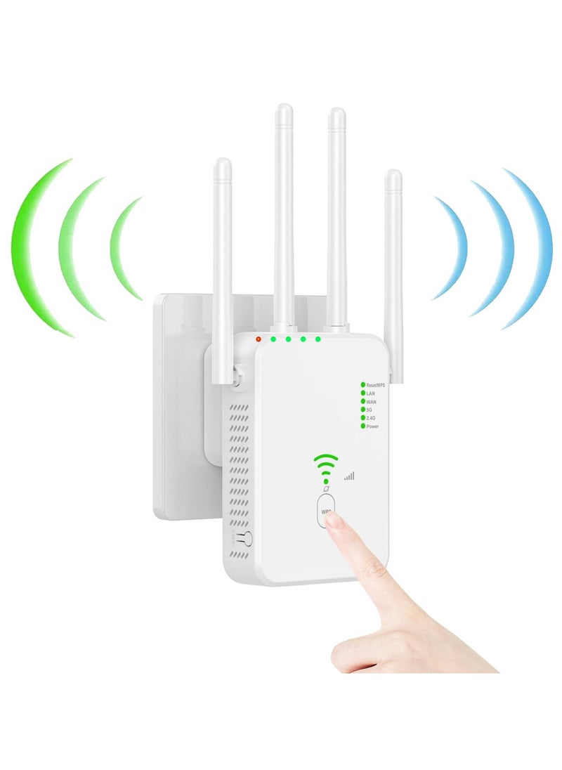Anmi 5G Wireless WiFi Extender White  - Image 1