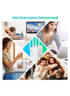 Anmi 5G Wireless WiFi Extender White  - Image 2