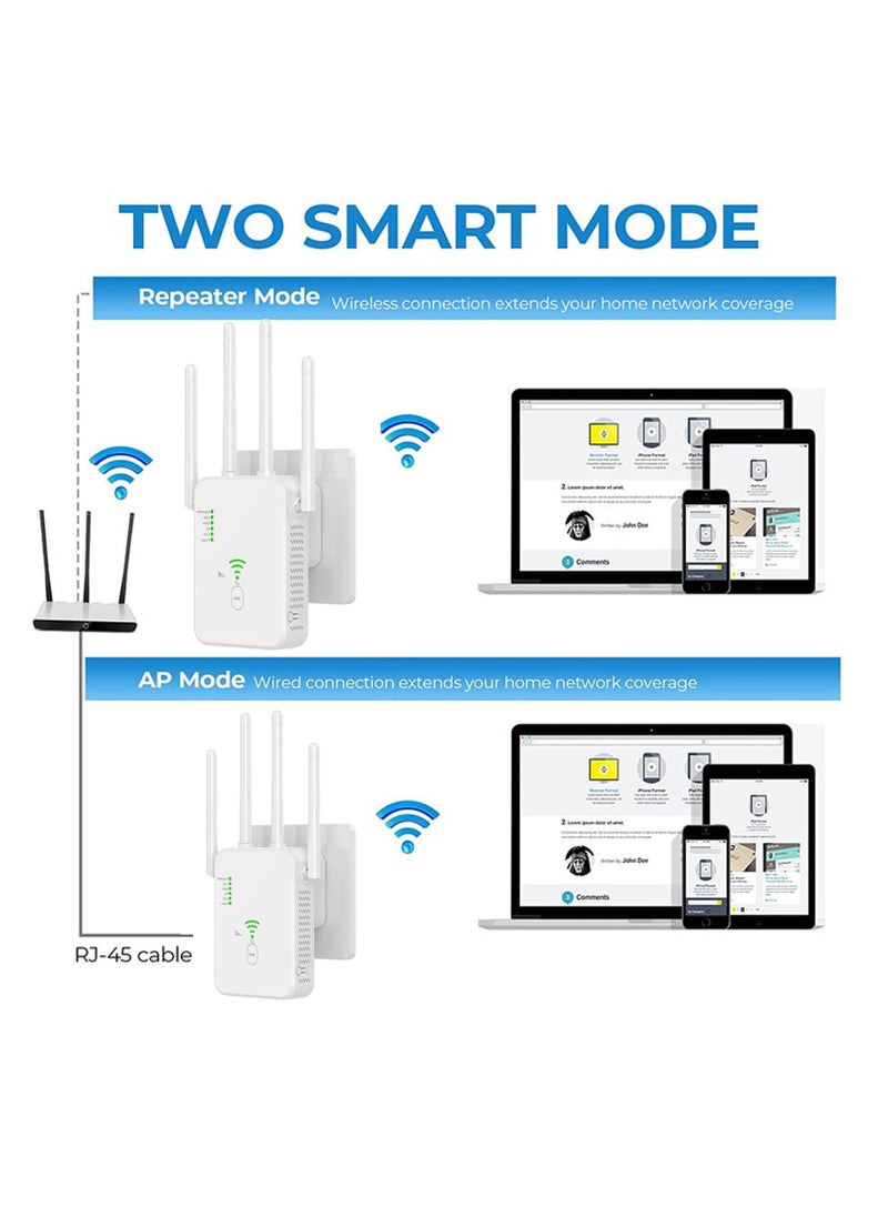 Anmi 5G Wireless WiFi Extender White  - Image 4
