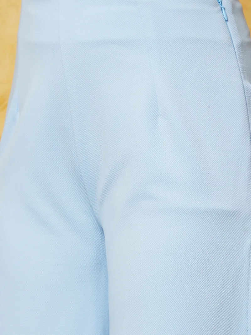 globus Women Loose Fit High-Rise Cotton Trousers
