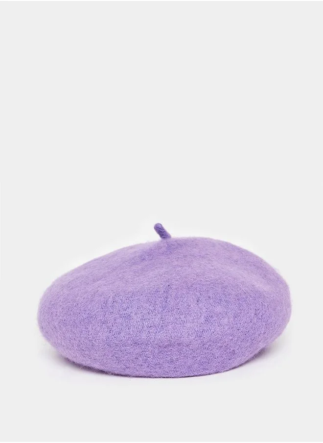 ستايلي Solid Basic Beret