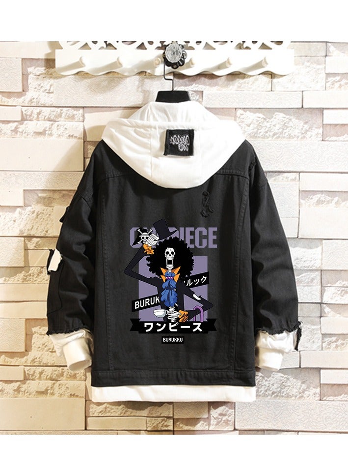KUYING New One Piece Casual Loose Denim Jacket  - Image 1