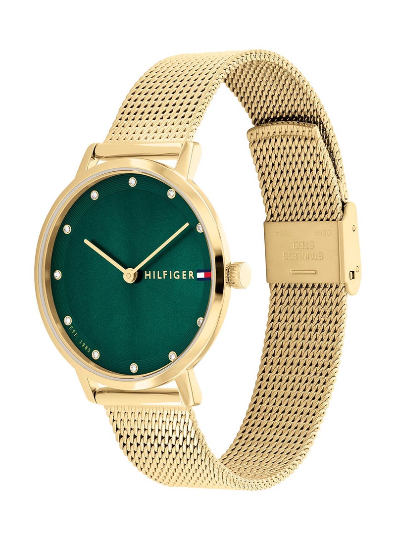 TOMMY HILFIGER ساعة يد نسائية من الستانلس ستيل بعقارب دائرية الشكل 1782668 - 35 ملم - Image 1