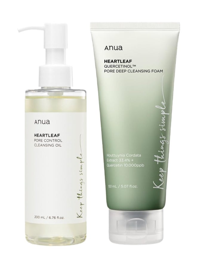 Anua Double Cleansing Duo Set (Cleasnig Oil + Cleansing Foam) - Image 1