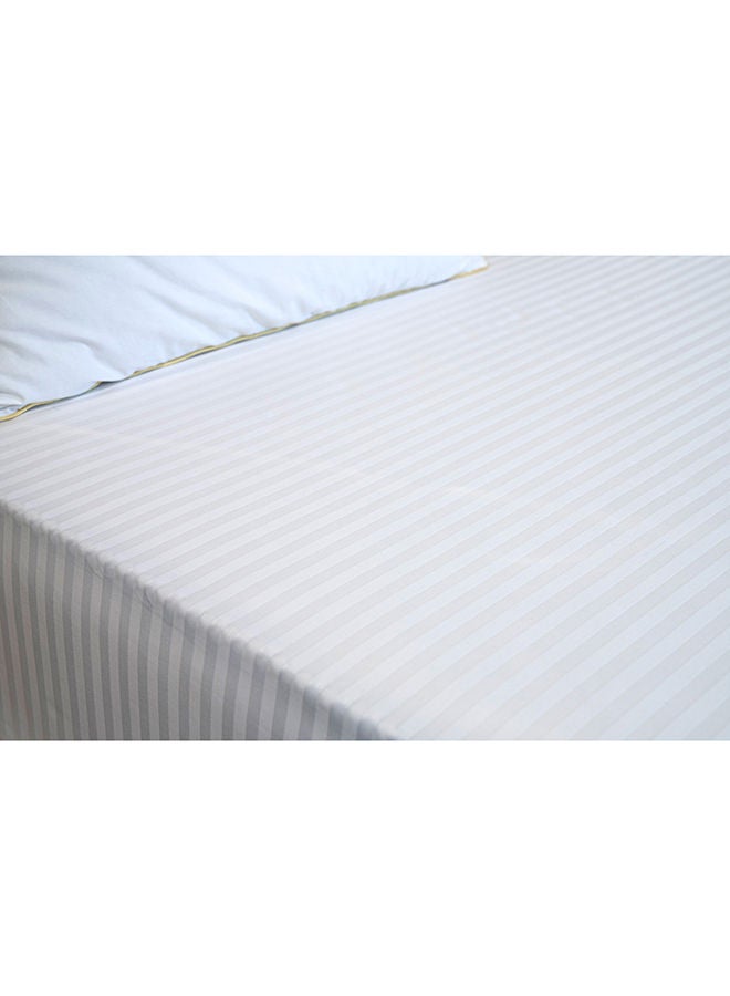 ROYAL FURNITURE Ashley Fitted Sheet Super King Size 200x200 Cm 100% Cotton Lightweight Daily Use - Image 4