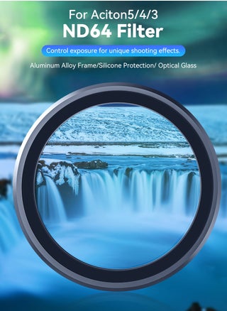 ND64 Neutral Density Filter for DJI Osmo Action 5/4/3 - Aluminum Alloy Frame, Schott Glass, Multi-Layer Coating, Nano Coating, Waterproof, Scratch-Resistant, High Color Fidelity, No Vignetting - pzsku/Z88B328F398423E3A2BF5Z/45/_/1732676973/89b7e375-82ae-4a7d-8a1e-8169f33f061d