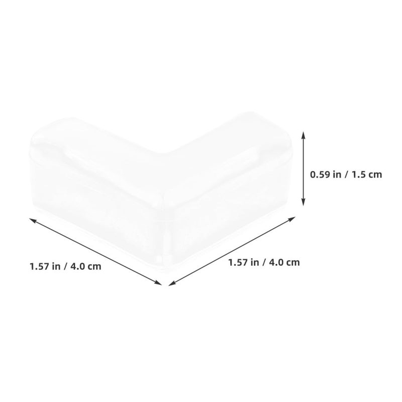 12 Pcs Clear PVC Furniture Corner Protectors Soft Edge Guards Childproof Safety Bumpers - Image 3