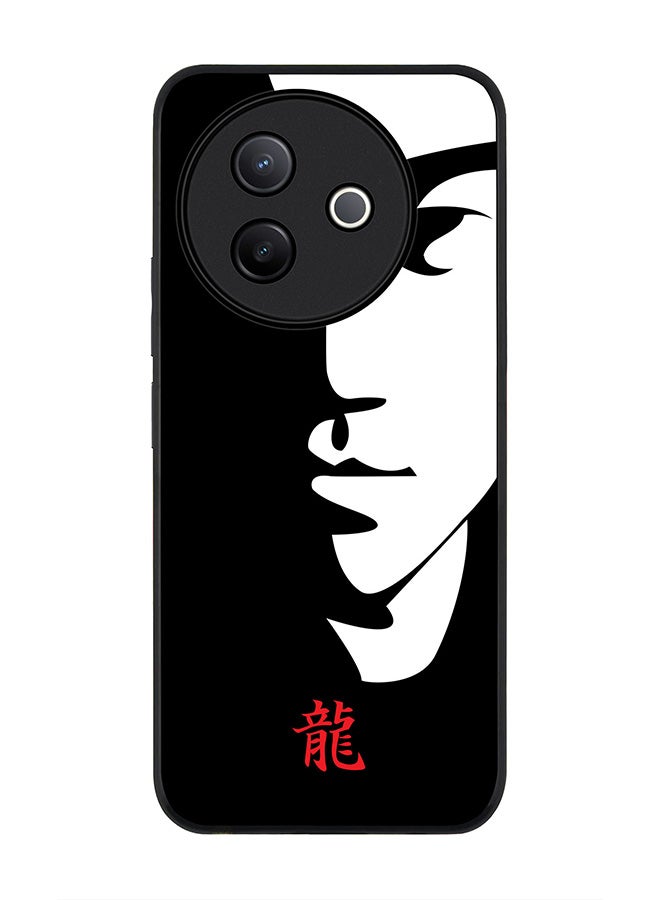 Stylizedd For Vivo Y39 5G / vivo Y300i 5G Case,Slim fit Camera Protection, Shockproof Thin Phone cover  - Tibute - Bruce Lee (Black) - Image 1