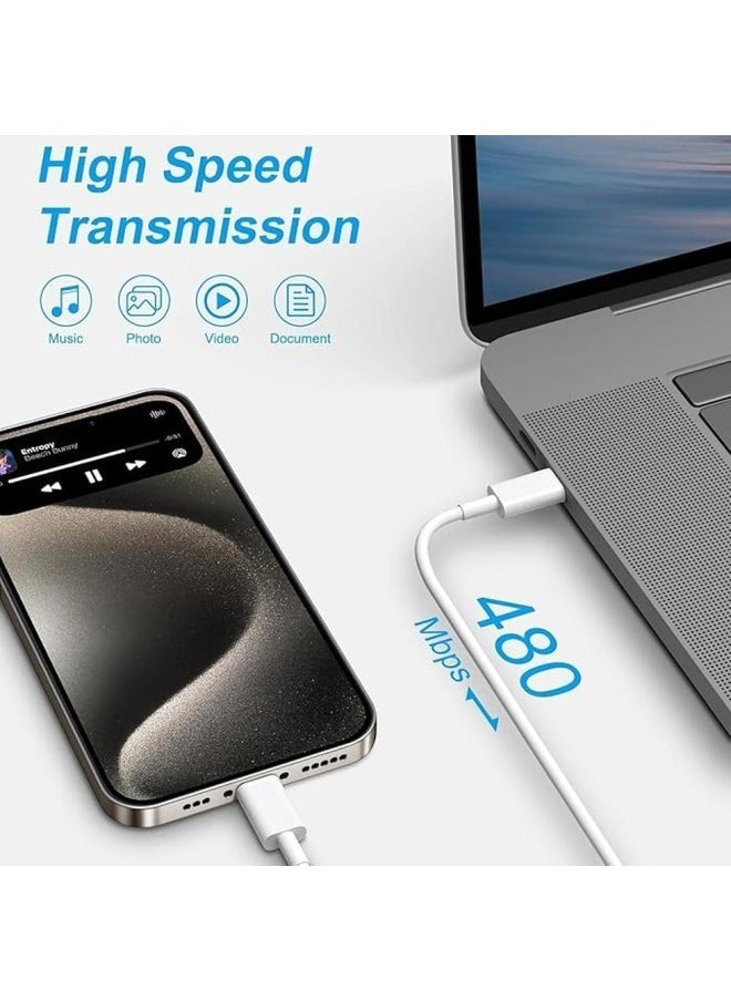 Power Plus - 45W Fast Charger | USB C Wall Fast Charger with 1M Type C to C Charging Cord Compatible with IPhone 16/15/Pro Max/Pro/Plus and all Type C Mobile, White - Image 1