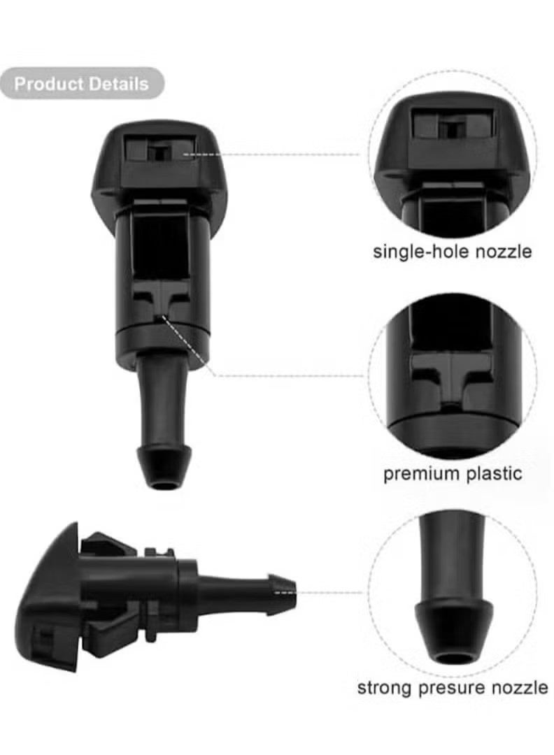4 Pack Windshield Washer Hose Kit, 2 M Windshield Washer Hose With 6 PCS Hose Connectors, Washer Spray Jet Kit fit for Chrysler, Dodge, for OEM 4805742AB, 5116079AA - Image 4