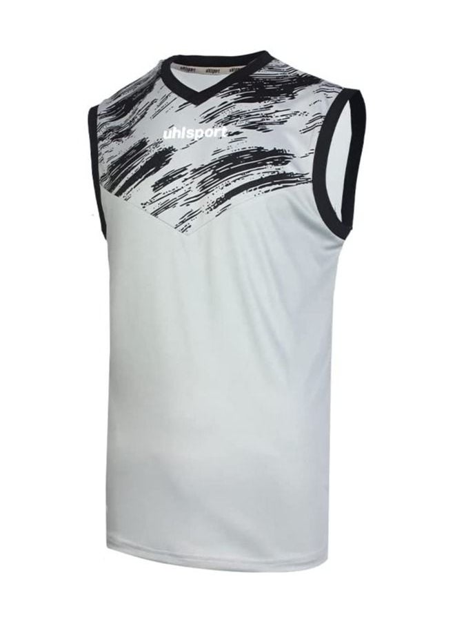 UHLSPORT uhlsport Men’s Top Tank, For running fitness And gym Smart Breathe LITE Quick-Drying Fabric V-Neck Sleeveless Freedom of Movement And flexibility  - Image 2