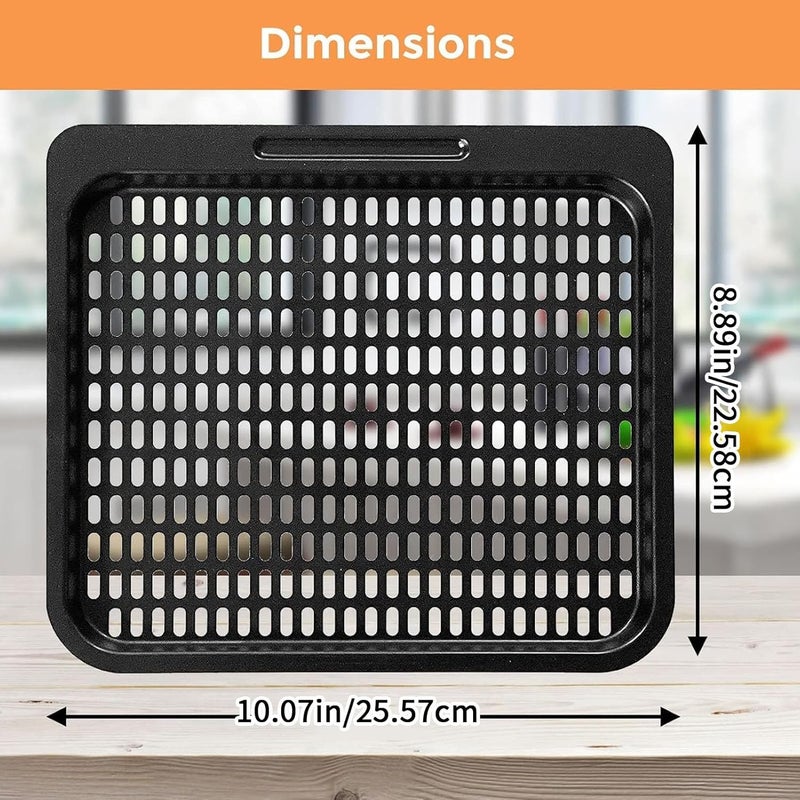 GXF Air Fryer Cooking Tray Replacement, 10 QT Mesh Cooking Rack Air Fryer Accessories for Instant Vortex Plus10 Quart Air Fryer Oven, Dishwasher Safe - Image 2