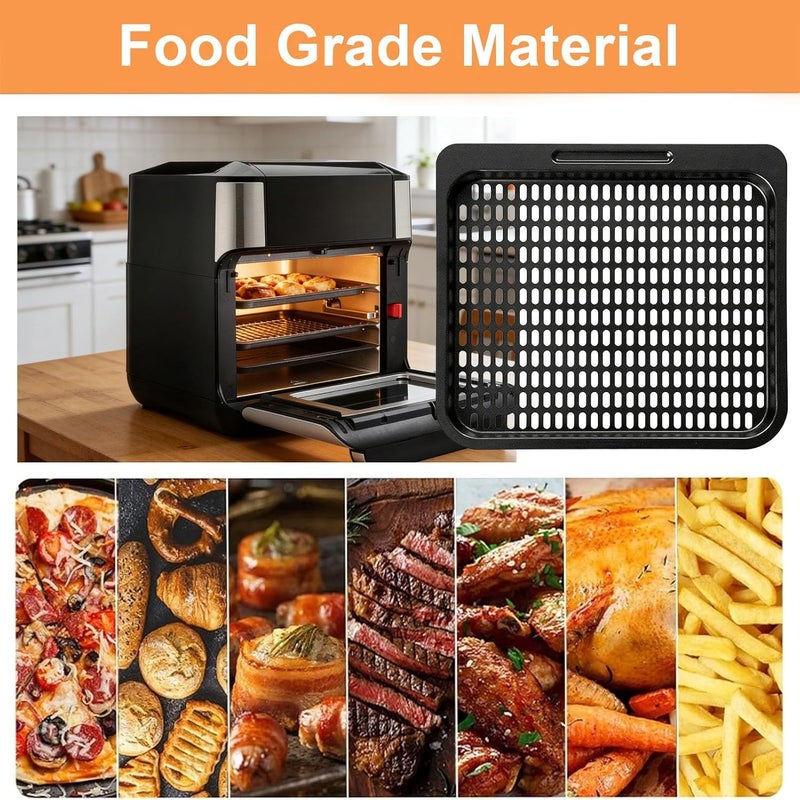 GXF Air Fryer Cooking Tray Replacement, 10 QT Mesh Cooking Rack Air Fryer Accessories for Instant Vortex Plus10 Quart Air Fryer Oven, Dishwasher Safe - Image 5