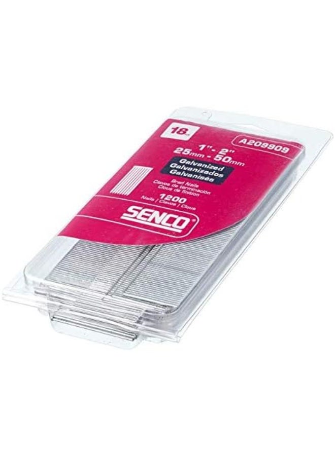 Senco A209909 18-Gauge-by-1-2-Inch Electro Galvanized Variety Pack Brads - Image 4