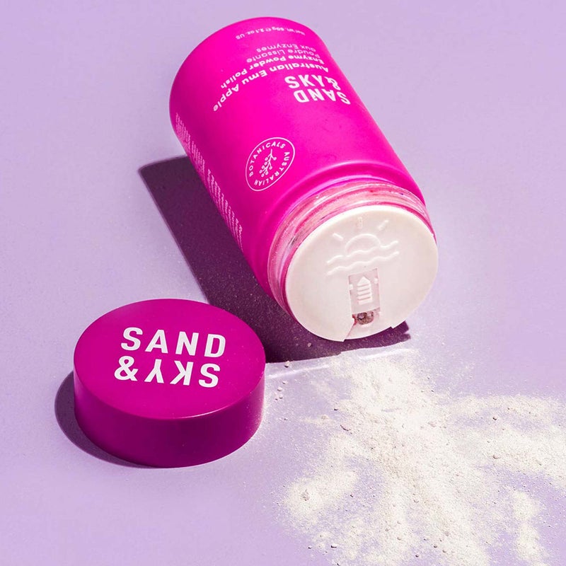 Sand & Sky Australian Glow Berries Enzyme Powder Exfoliator with Vitamin C & Rice Polish - Gentle Daily Face Exfoliant, Brightening Powder Wash - Image 2