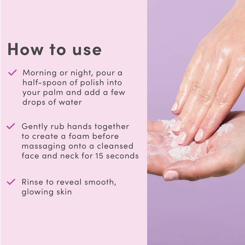 Sand & Sky Australian Glow Berries Enzyme Powder Exfoliator with Vitamin C & Rice Polish - Gentle Daily Face Exfoliant, Brightening Powder Wash - Image 5