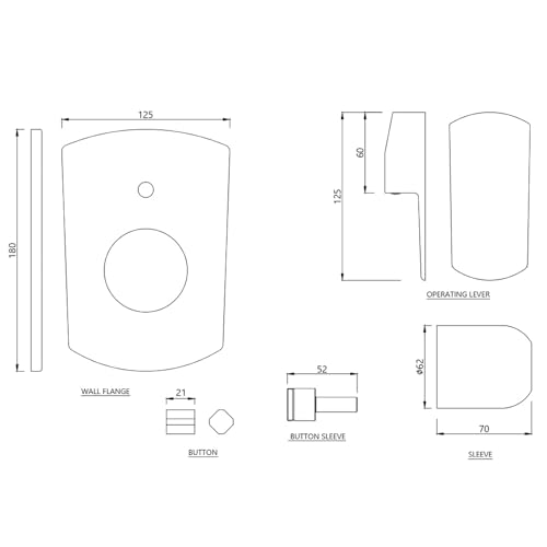 Jaquar Single Lever Hi-Flow Diverter and Concealed part Combo | Exposed Kit + Concealed Body | In-Wall Installation | Chrome Finish | Brass | Premium Bathroom Fitting - Image 3