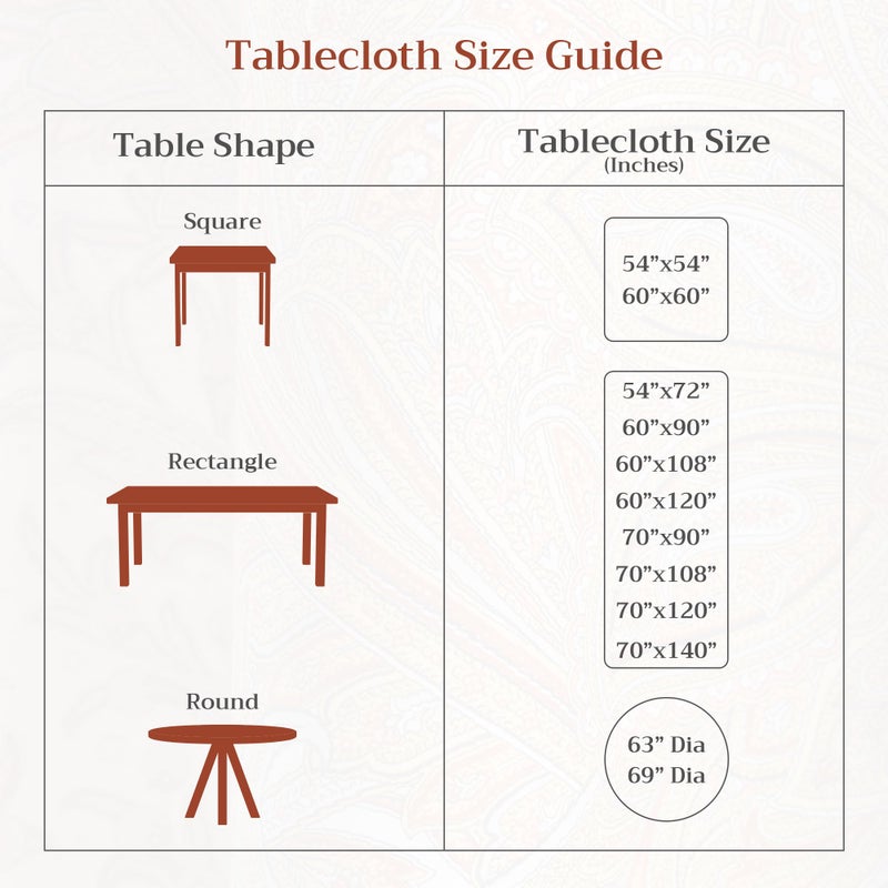 Maison d' Hermine 100% Cotton Table Cover - 60""x120"" Rectangle Decorative Tablecloth - Washable Tablecloths for Dining  Home  Farmhouse & Party - for Thanksgiving & Christmas - Amarante Collection - Image 4