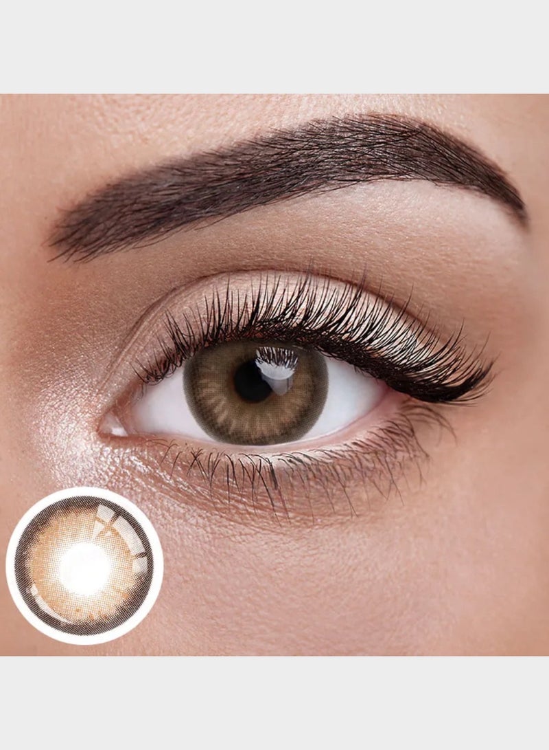 يونيبلينغ عدسات لاصقة ملونة جليتر البني (سنوية) - Image 1