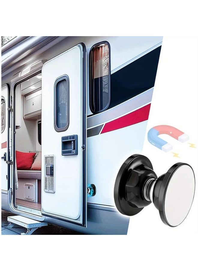 Rv Magnetic Door Catch 1pc With Adhesive And Screw Mount Strong Door Stopper For Camper Trailer - Image 1