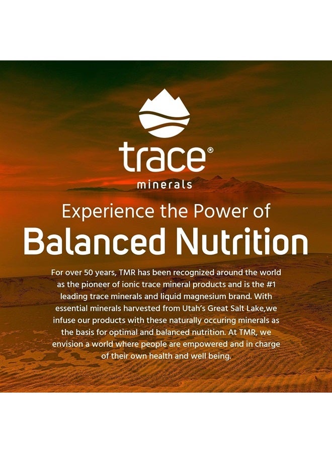 Trace Minerals I Magnesium Gummies (120 Ct) Low Sugar | for Kids & Adults | Tangerine - Image 5