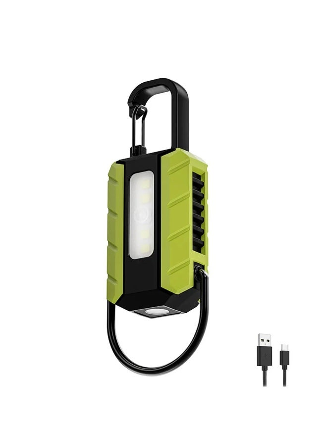 BlueFire Mini Keychain Flashlight 100 Lumens – 6 Light Modes – Type-C Rechargeable LED Torch with White, Red & Strobe Light – Compact 32g ABS Body – 3030 & 2835 LEDs – Pocket-Sized EDC Light for Outdoor, Emergency, Camping, and Keychain Use - Image 3