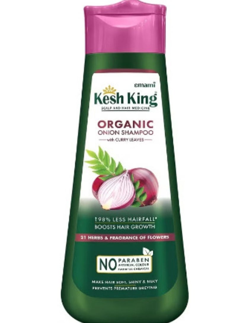Kesh King Organic Onion shampoo with Curry Leaves 200ml - Image 1