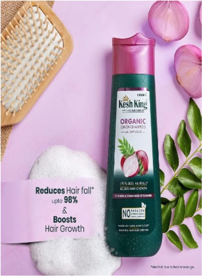 Kesh King Organic Onion shampoo with Curry Leaves 200ml - Image 2