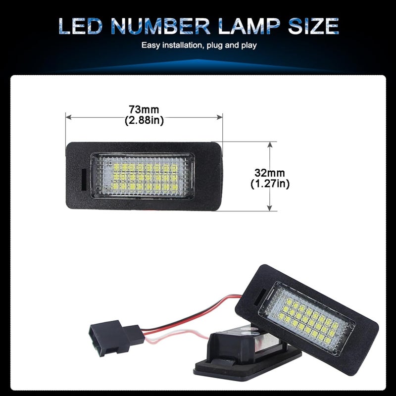 Vuzmode LED License Plate Light Set - Image 2