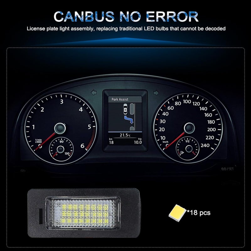 Vuzmode LED License Plate Light Set - Image 4